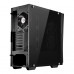 SilverStone RL06BR-GP Redline ATX Black/Red Mid-Tower Case with Tempered Glass